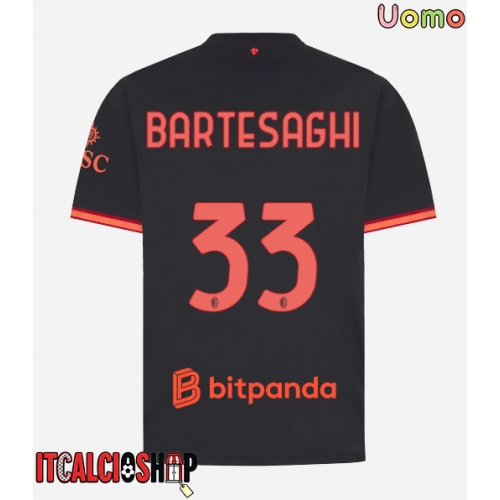 AC Milan Davide Bartesaghi #33 Terza Maglia 2026-27 Manica Corta
